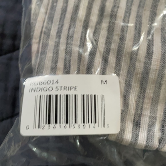 White and blue stripped kids romper - Picture 2 of 4